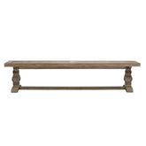 Classic Home Caleb 83" Bench Distressed Brown Model 53003801